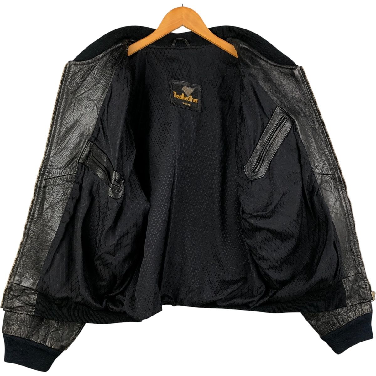 レザーブルゾン