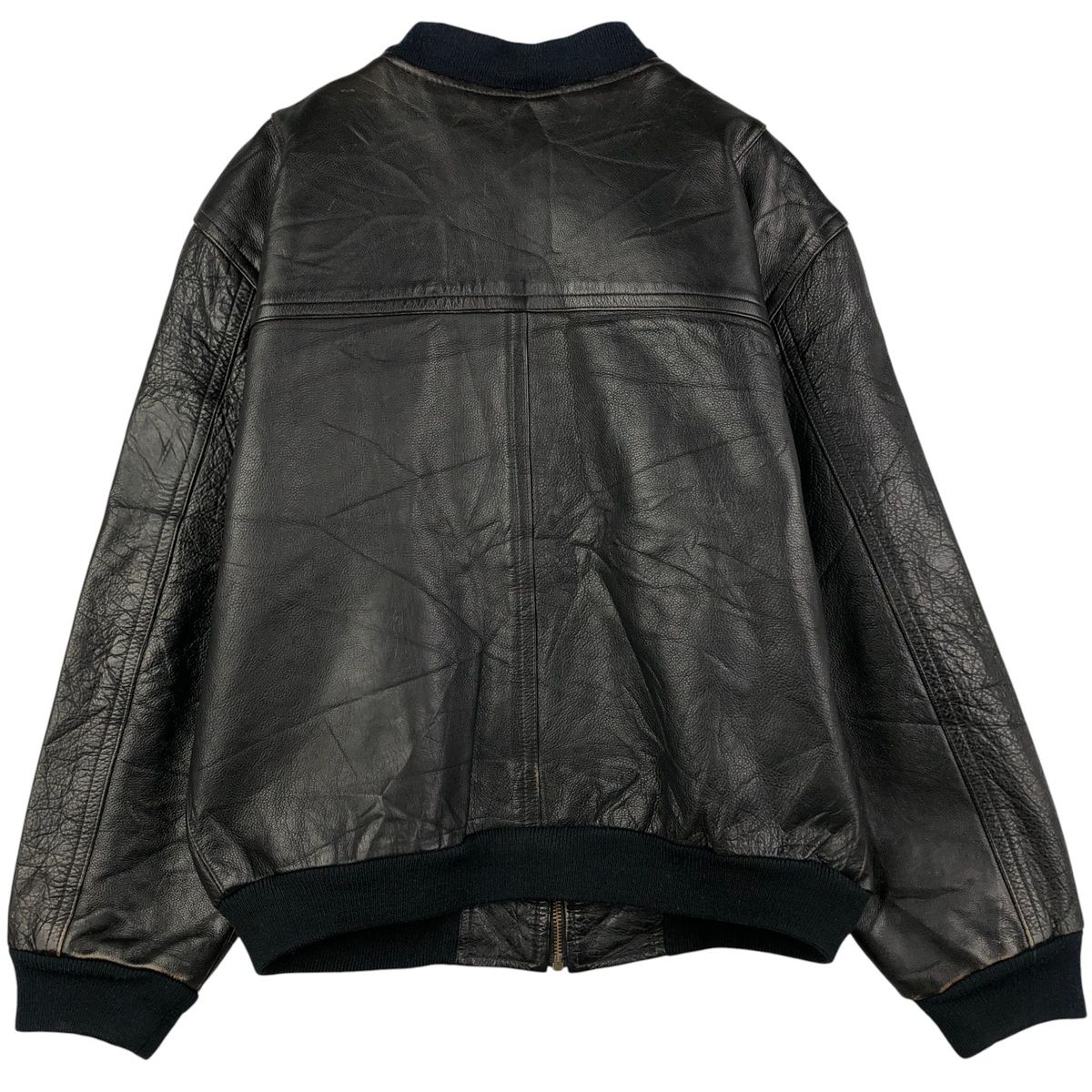 古着 Realleather レザーブルゾン メンズXL相当 eaa567342