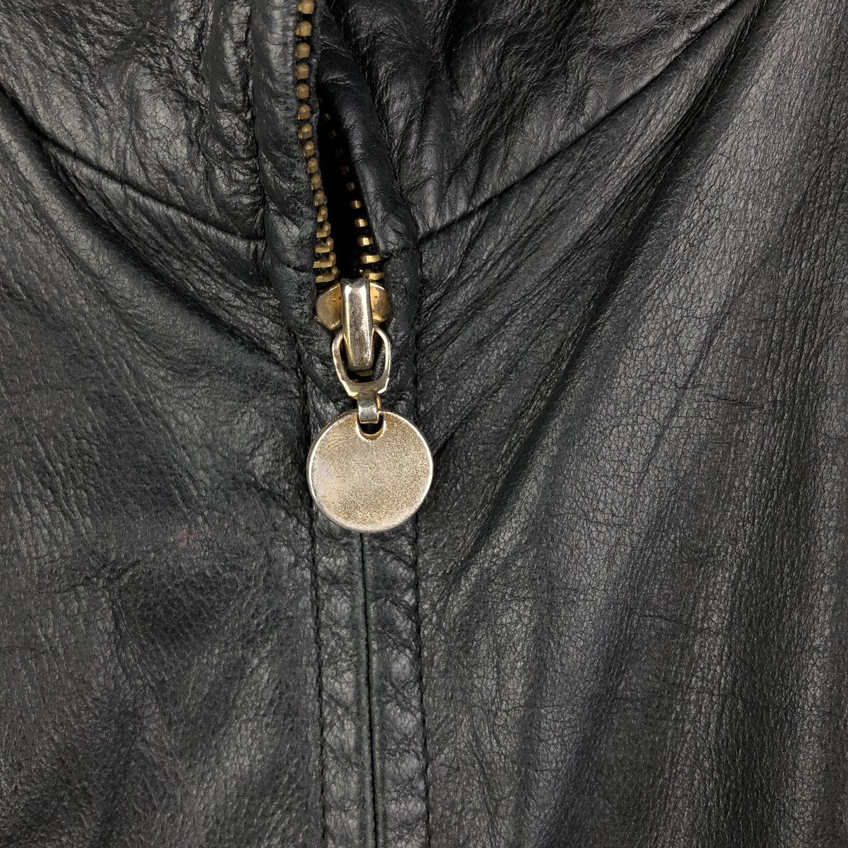 中綿入り レザーブルゾンタイプ