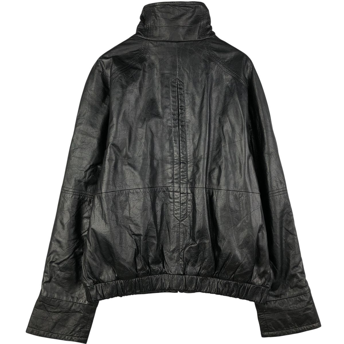 古着 中綿入り レザーブルゾンタイプ メンズL相当 eaa568215