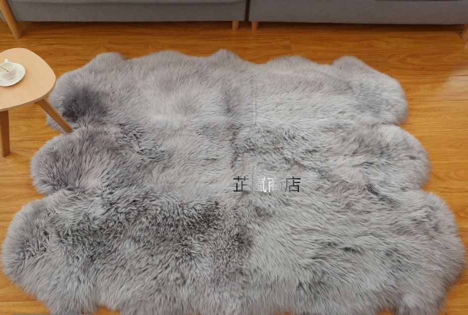 ムートン 贅沢 メリノ種羊 天然ムートン ラグマット ムートンラグ8p180 200cmムートンフリース ファー マット