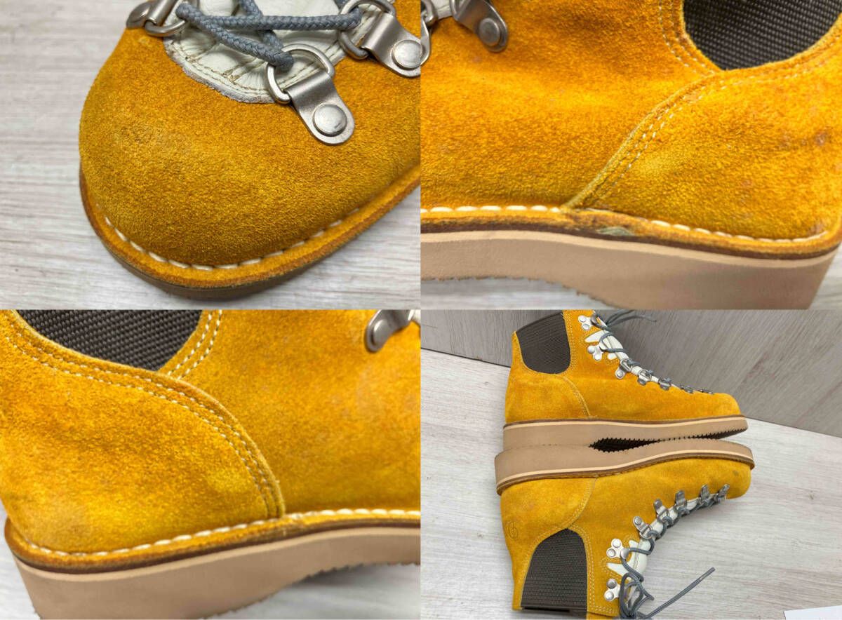 スエード×ナチュラルレザー