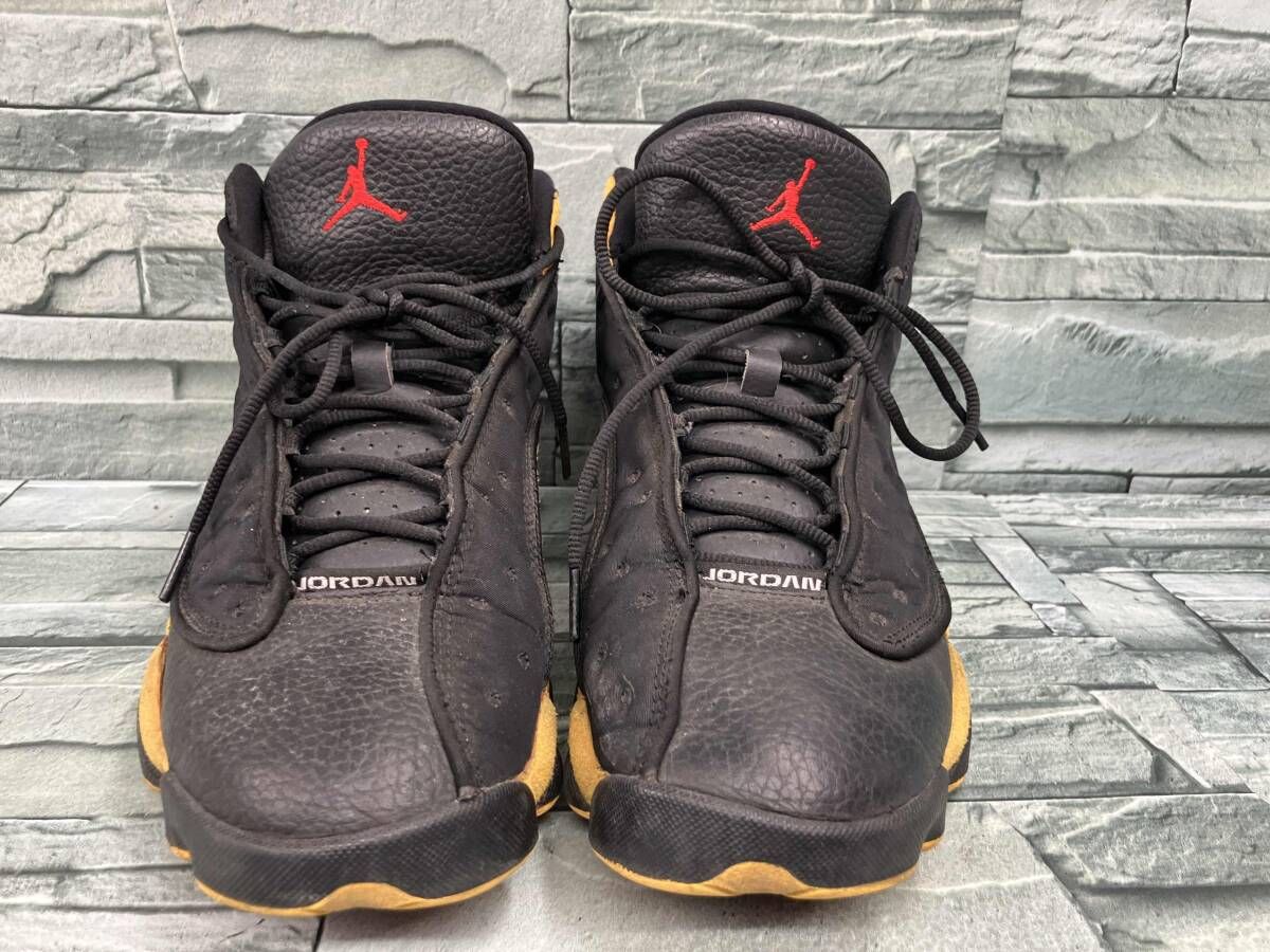 ナイキNIKE AIR JORDAN 13 RETRO 414571-035 スニーカー 黒×黄 26.5cm