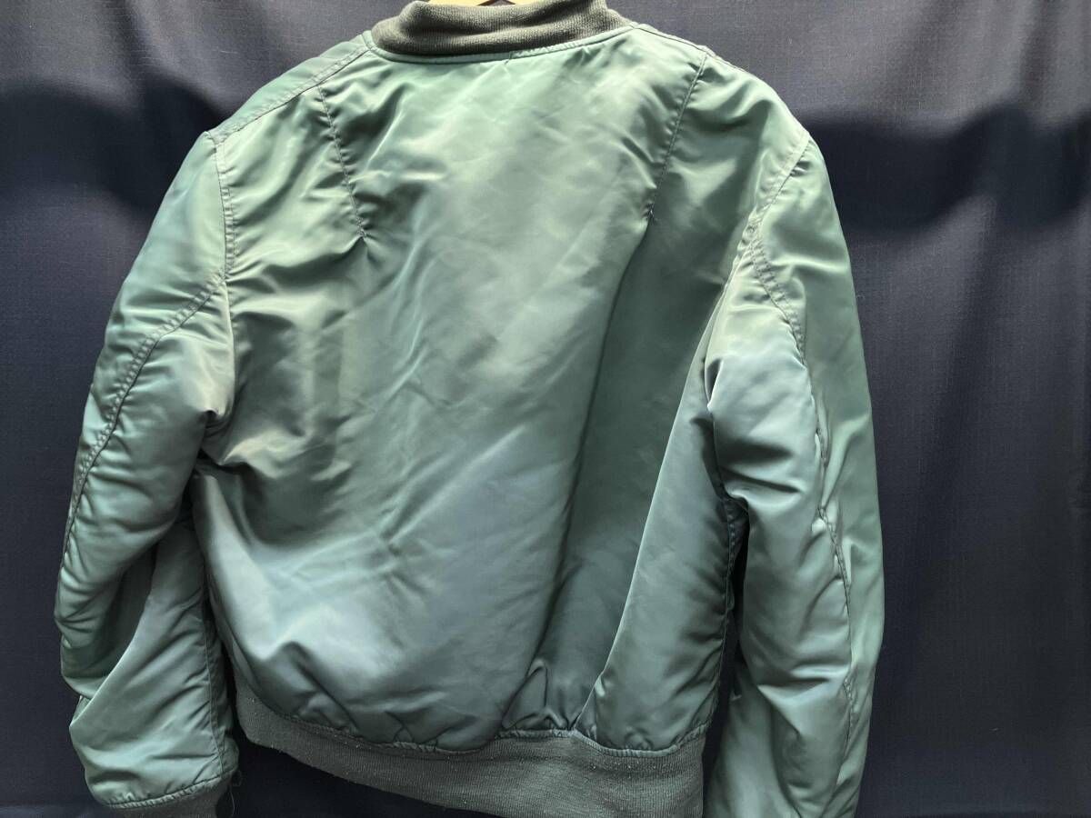 ジャケット カーキ ALPHA アルファMA-1 MIL-82790J Mサイズ カーキ その他フライトジャケット