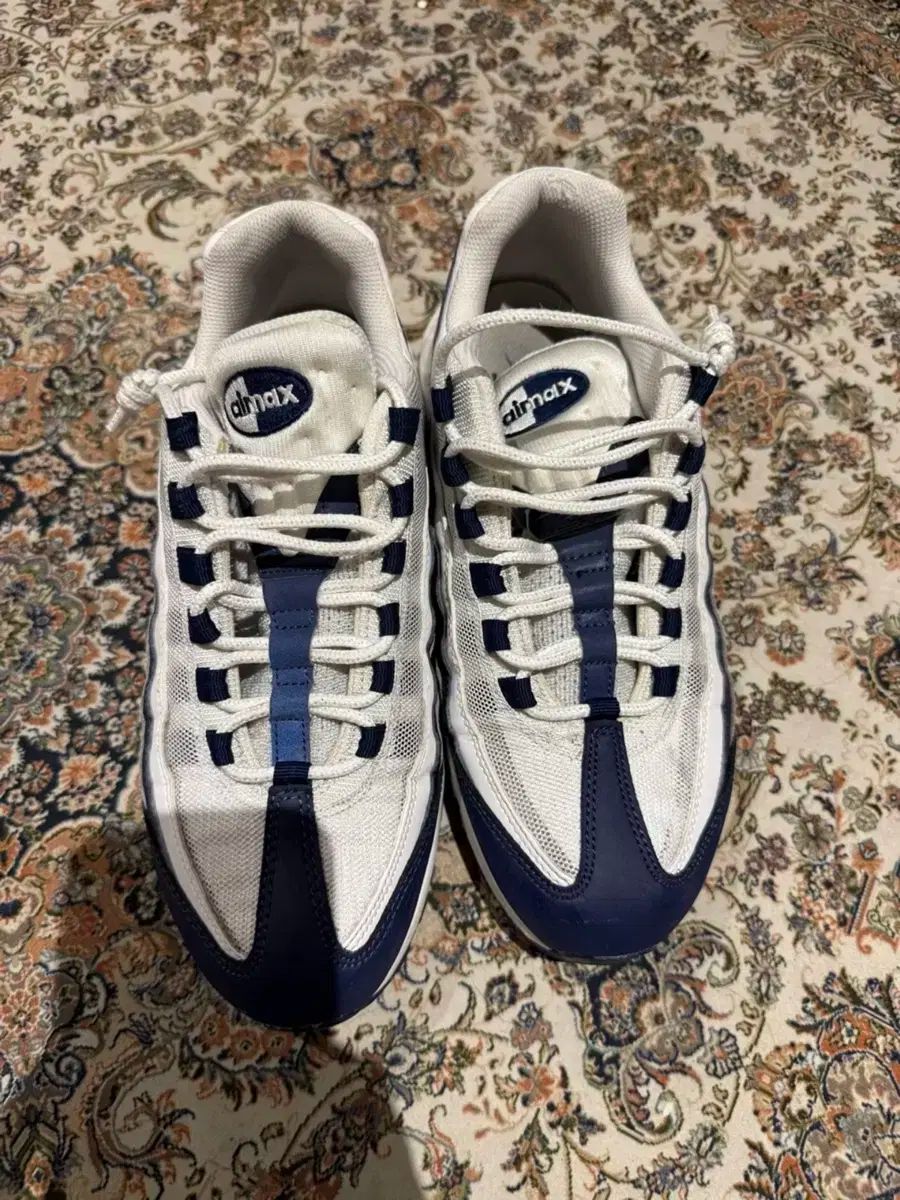 ナイキ エアマックス 95 白 黒 スニーカー 265