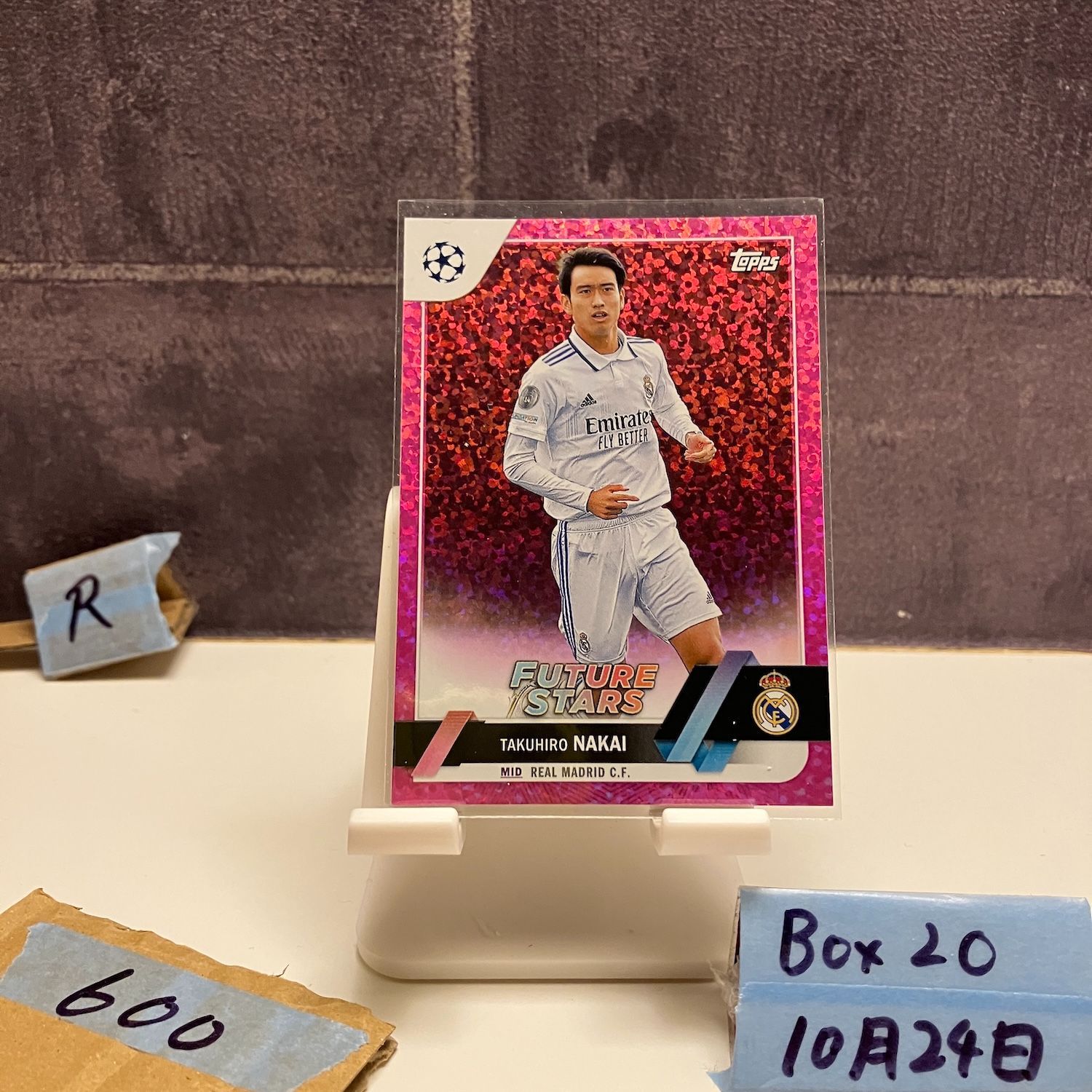 2023 Topps Chrome 中井卓大 Takuhiro Nakai レアルマドリード Future