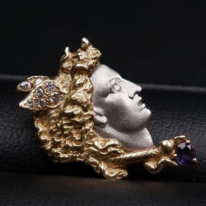 アメジスト ダイヤモンド0.05ct