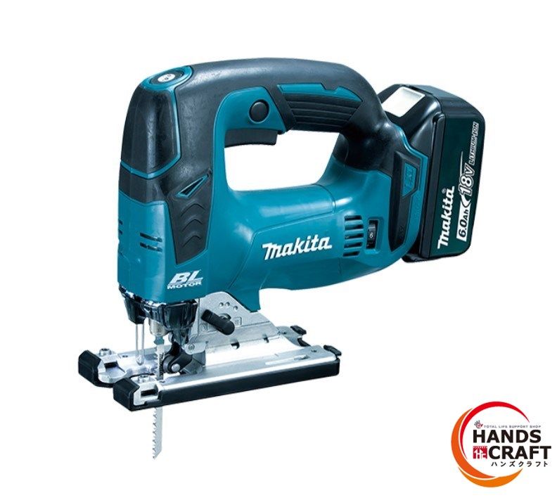 マキタ makita 18V 充電式ジグソー JV182DRG BL1860B×1 充電器付き ケースに小傷等あります
