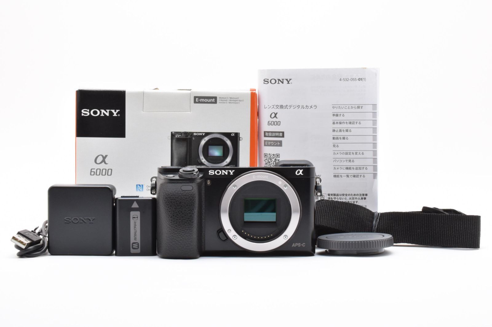 11577ショット 級 Sony α6000 no6 チャージャー付き き