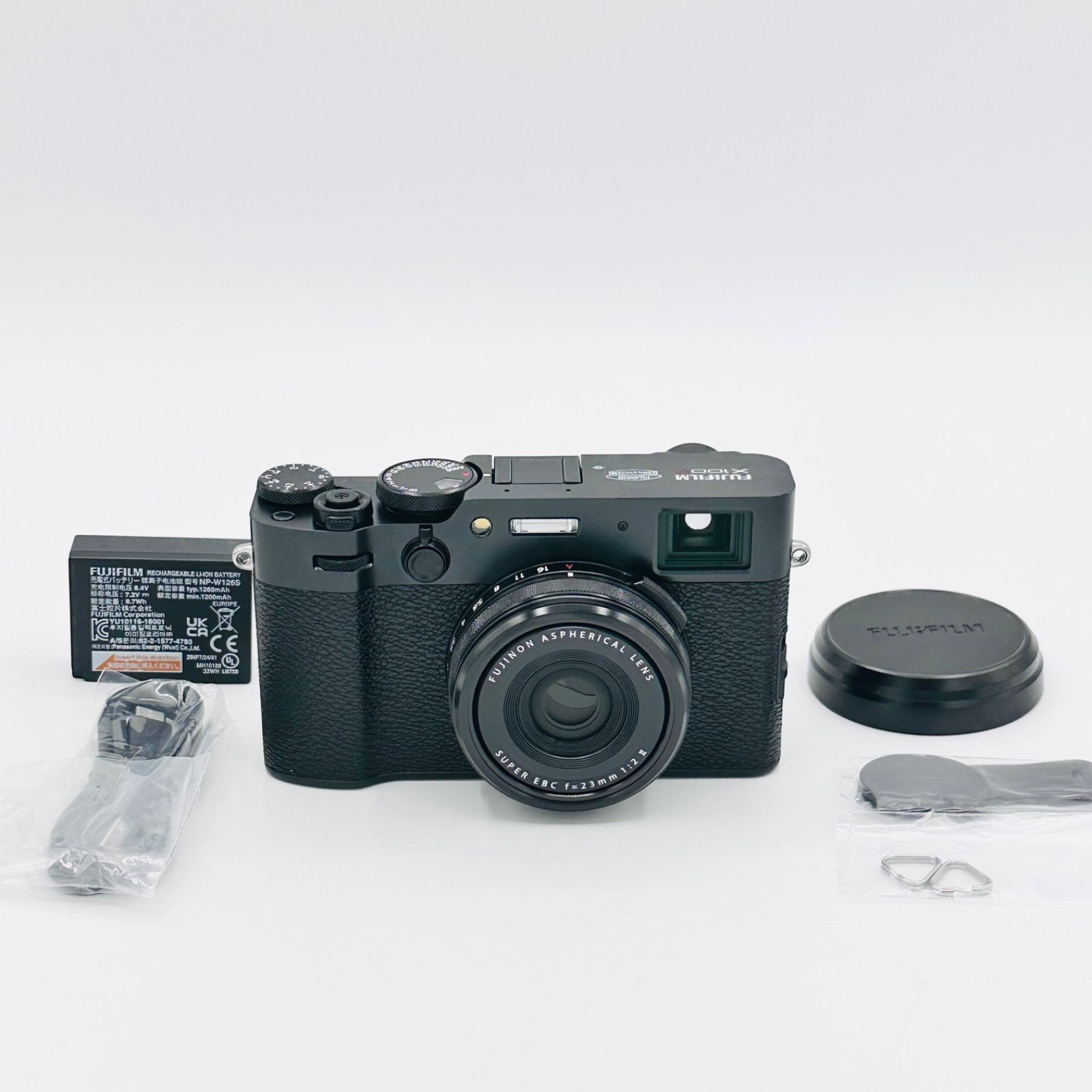 600ショット 富士フイルム FUJIFILM デジタルカメラ X100Ⅵ ブラック X100Ⅵ-B