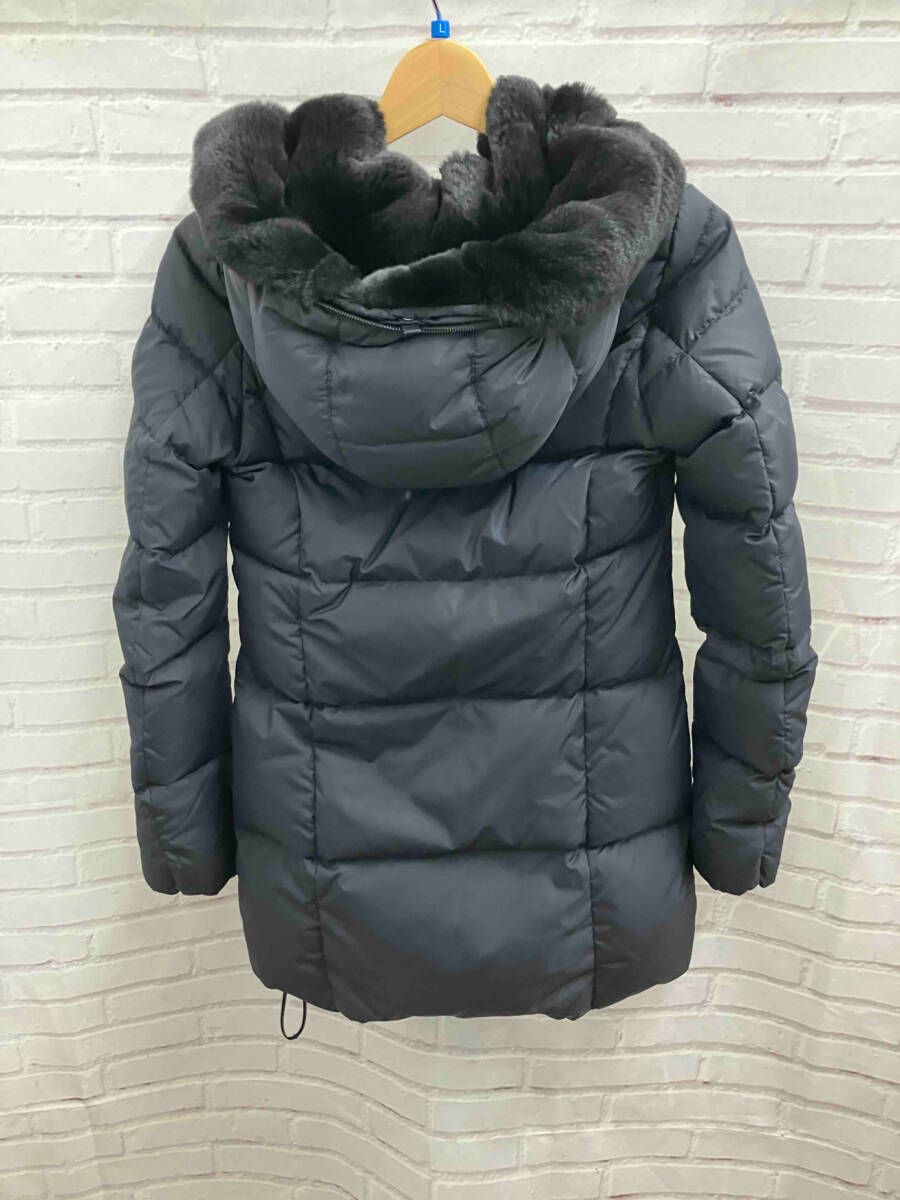 DUVETICA デュベティカ 18年 D.4050N00 ARWEN ダウンジャケット 表記サイズ38 ネイビー