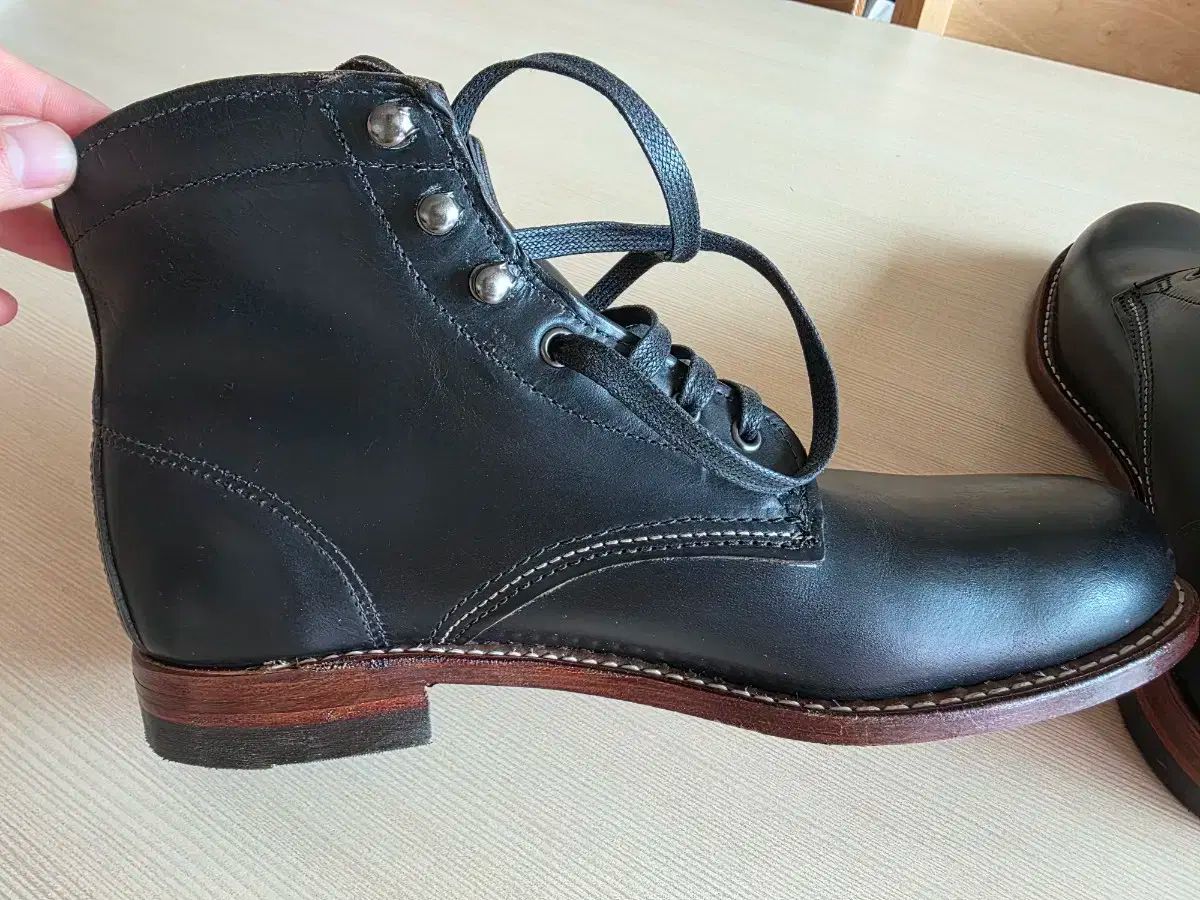  ウール ブルイン 1000マイル ブーツ ブラック 8 5 D その他 ブーツ 革靴
