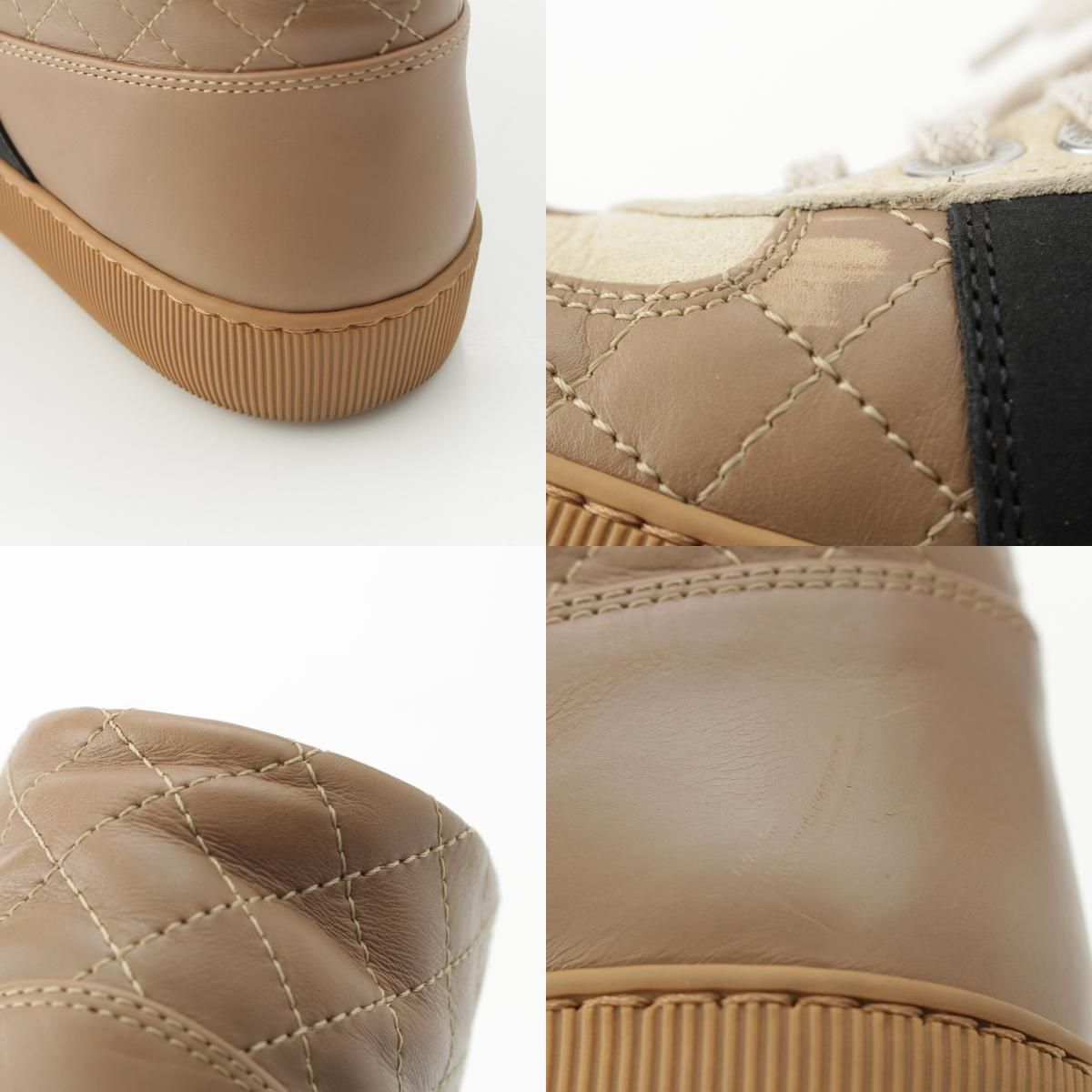 シャネル レザー ココマーク ハイカット スニーカー シューズ G29257  