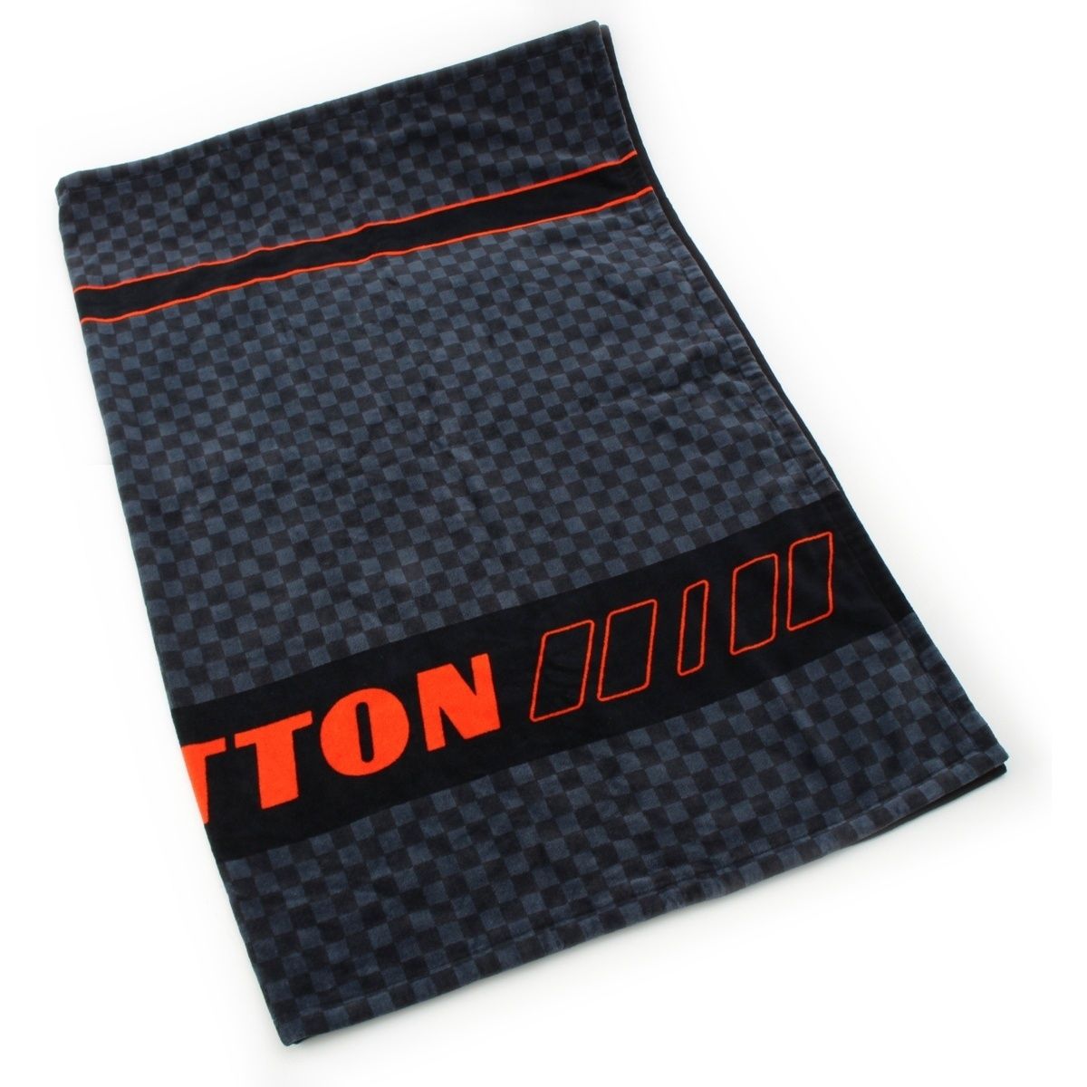 ルイヴィトン コットン ドラドゥバンダミエコバルトレース 小物 ブランケット ビーチタオル M73393 ネイビー ブラック レッド マルチ