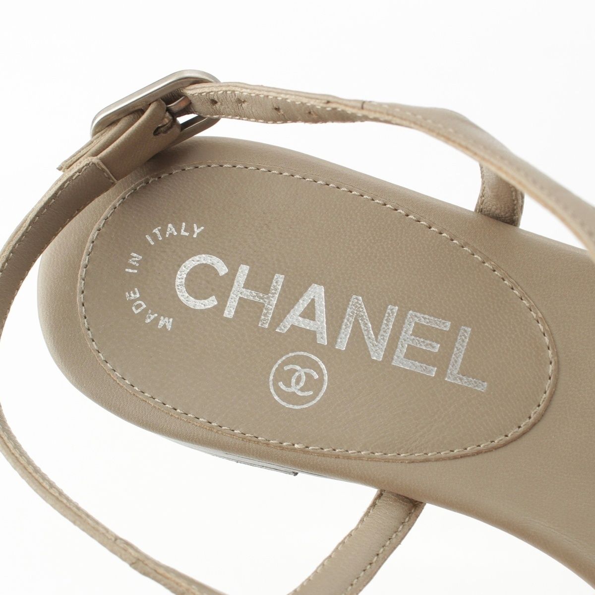 ラインストーン サンダル