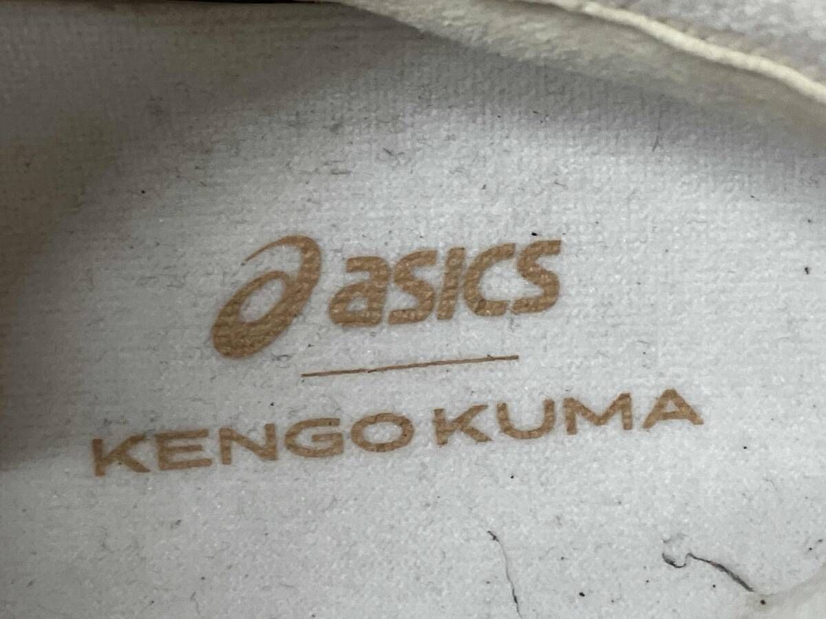 ASICS×KENGO KUMA AMU -100 アシックス × ケンゴ クマ メタライド アム スニーカー メンズ ホワイト size 26 ランニング