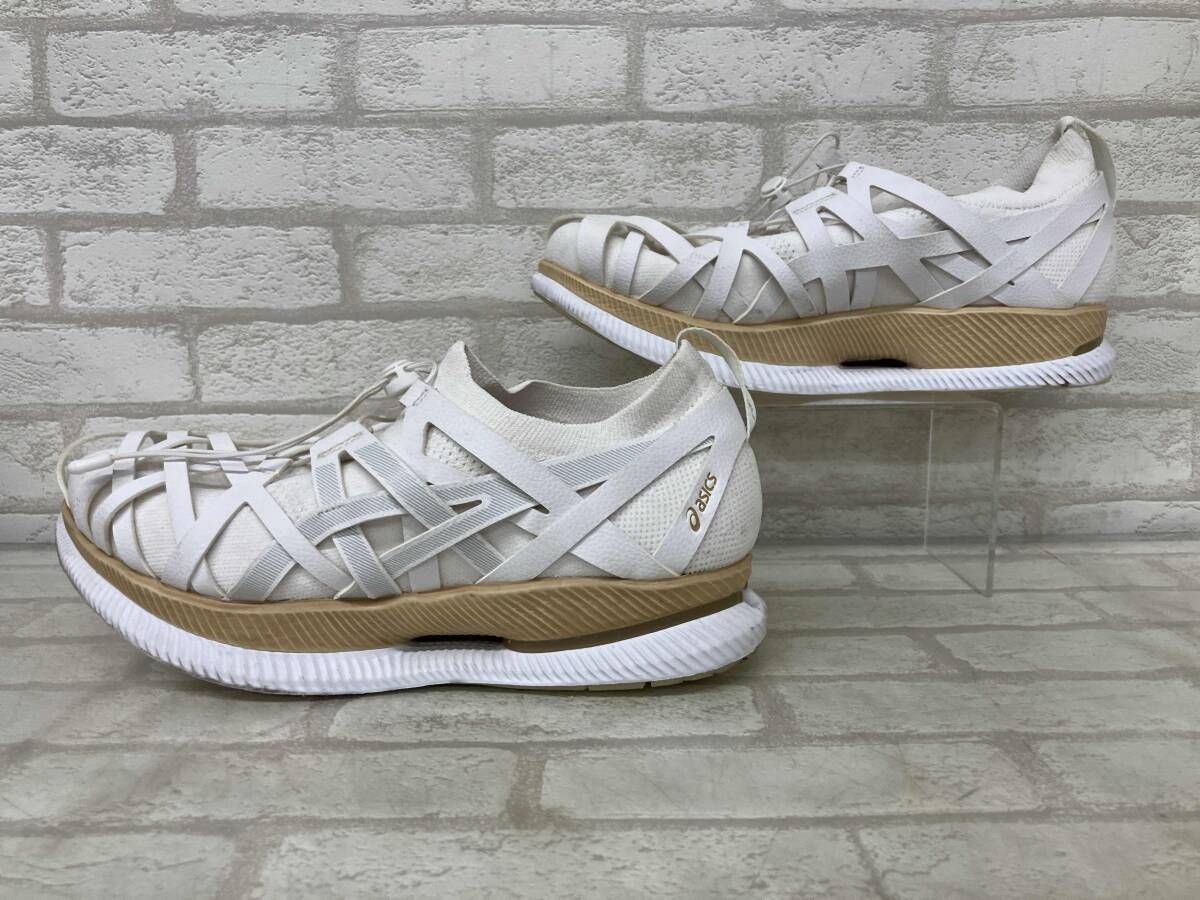 ASICS×KENGO KUMA AMU -100 アシックス × ケンゴ クマ メタライド アム スニーカー メンズ ホワイト size 26 ランニング