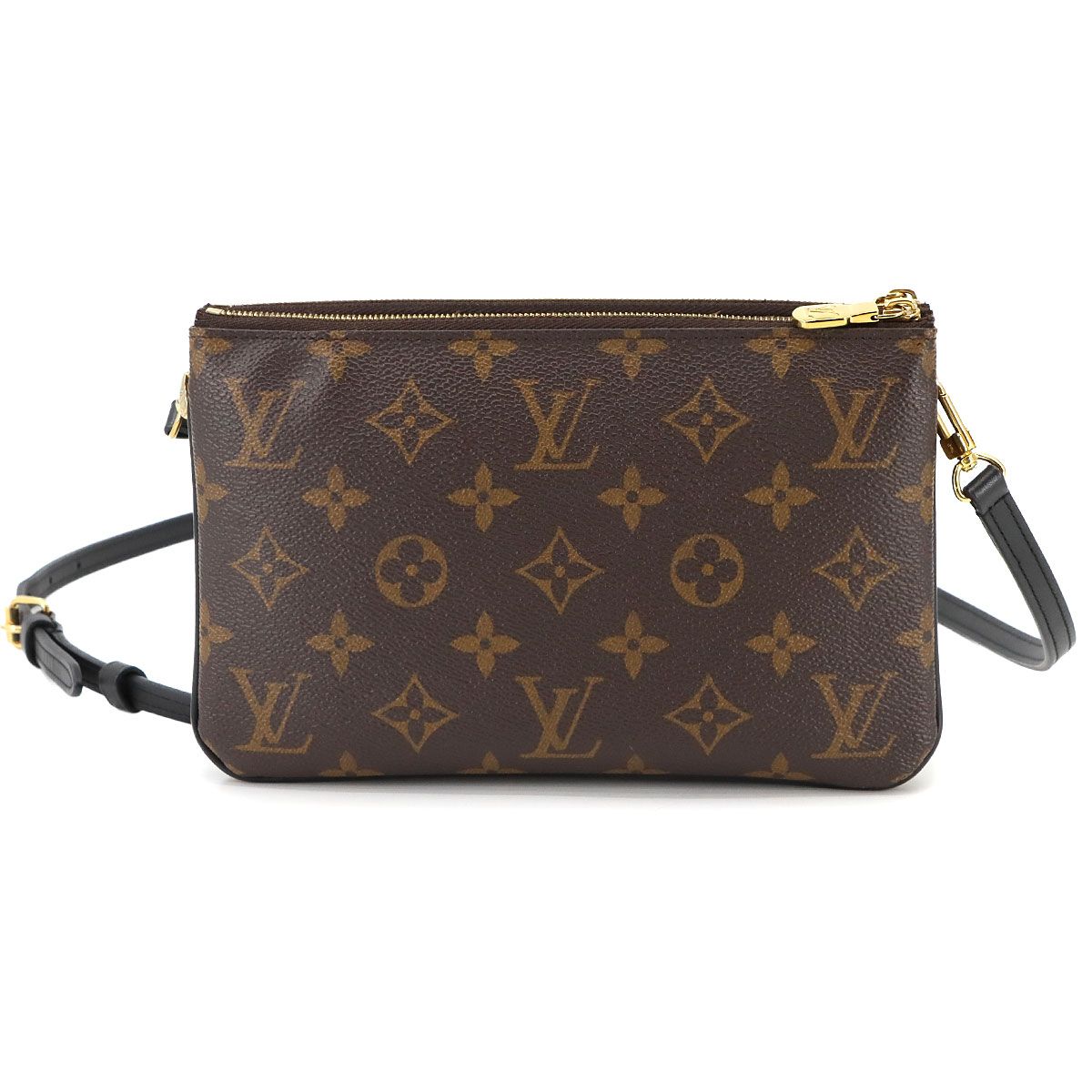 ルイ ヴィトン LOUIS VUITTON モノグラム ジャイアント リバース ポシェット ドゥーブル ジップ ショルダー バッグ RFID 90298790