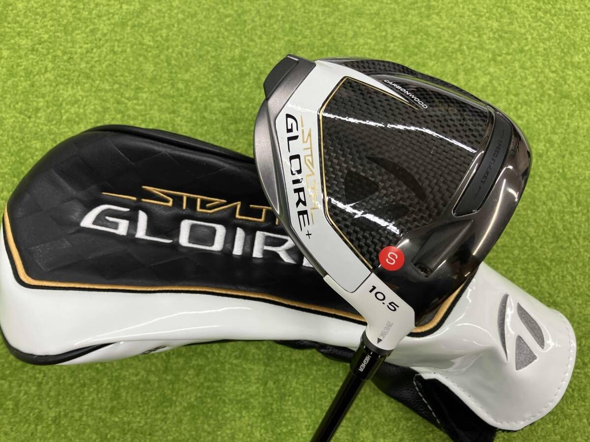 テーラーメイド TaylorMade ドライバー STEALTH GLOIRE 10.5度 TOUR AD CQ-5 フレックスS ヘッドカバー付き