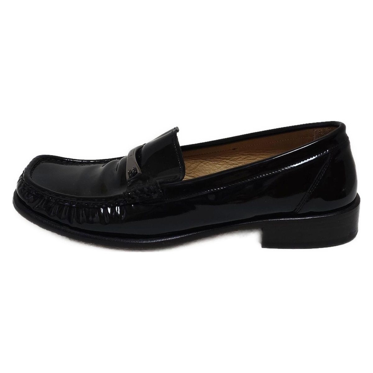 BALLY バリー ローファー 4 1 2 レディース - 黒 レザー