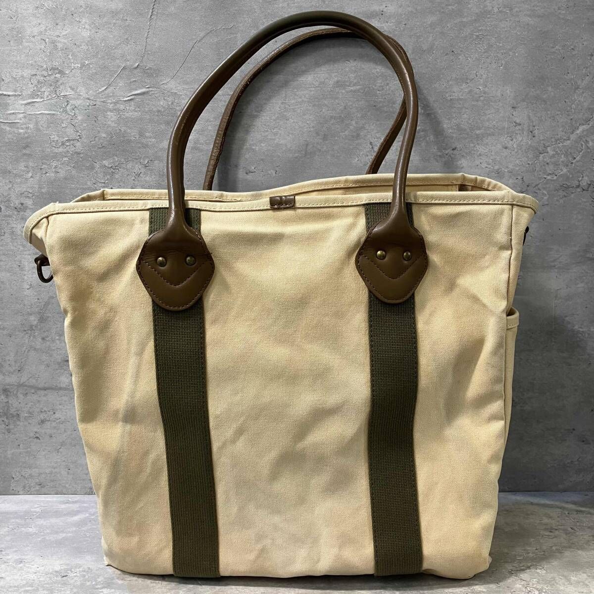 PORTER×STANDARD CALIFORNIA leather canvas tote bag レザーキャンバストートバッグ ポーター× カリフォルニア