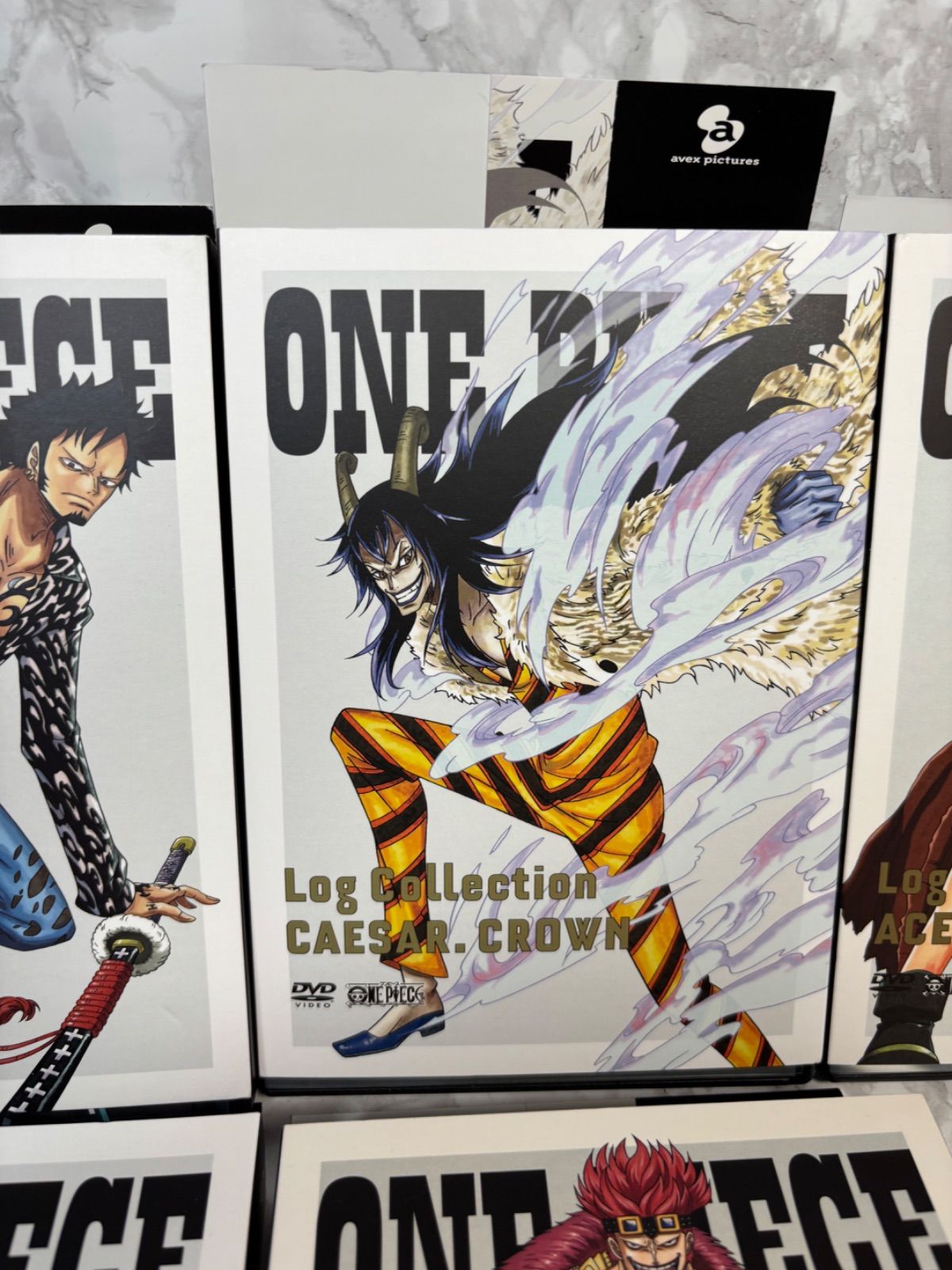 ワンピース ログコレクション 7点セット ゾウ シーザー エース 藤虎