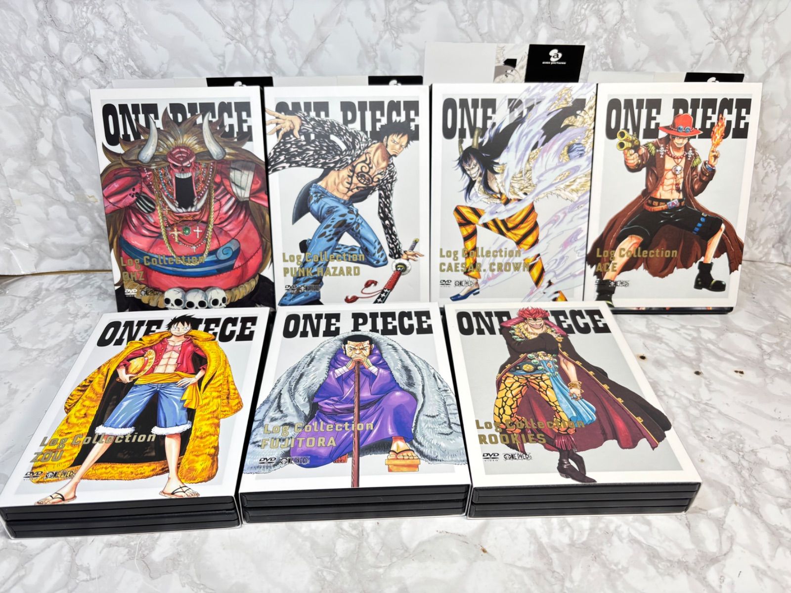 ワンピース　ログコレクション　7点セット　ゾウ　シーザー　エース　藤虎　ルーキー ワンピース ログコレクション 7点セット ゾウ シーザー エース 藤虎