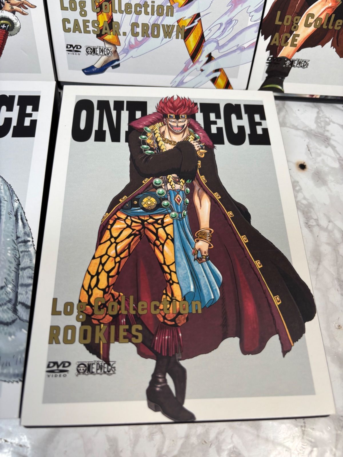 ワンピース ログコレクション 7点セット ゾウ シーザー エース 藤虎