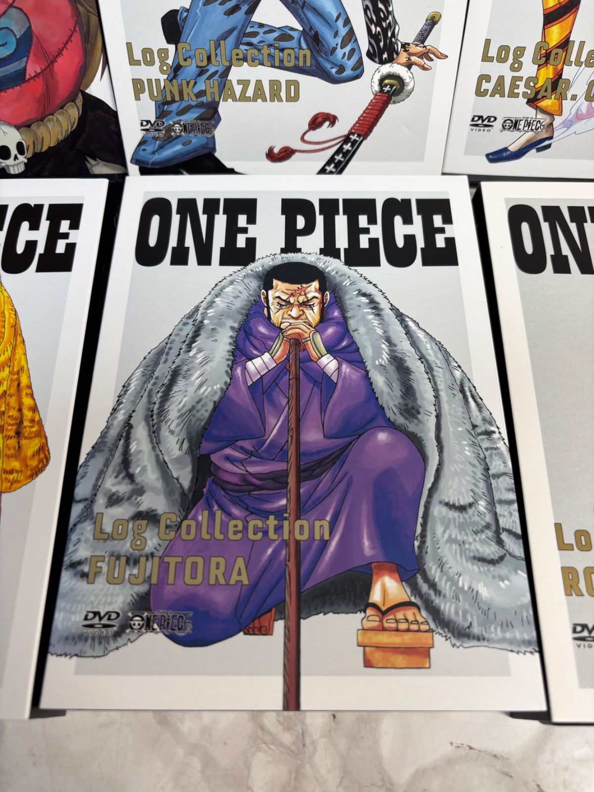 ワンピース　ログコレクション　7点セット　ゾウ　シーザー　エース　藤虎　ルーキー ワンピース ログコレクション 7点セット ゾウ シーザー エース 藤虎