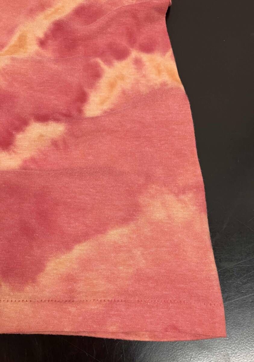 ARTEX アルテックス 70 S~80 S タイダイ スヌーピー PEANUTS ピーナッツ 半袖Tシャツ サイズXL オレンジ レッド