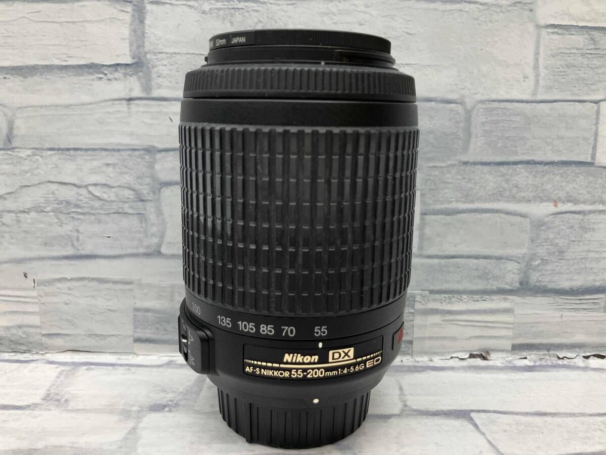 Nikon AF S DX ED 55 200 F 4 5 NIKKOR mm 1 6 G ブラック 交換レンズ