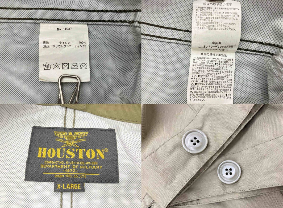 HOUSTON ヒューストン 51037 3WAY M-65 THINSULATE シンサレート カーキ サイズXL KANDAIZUMI_COM