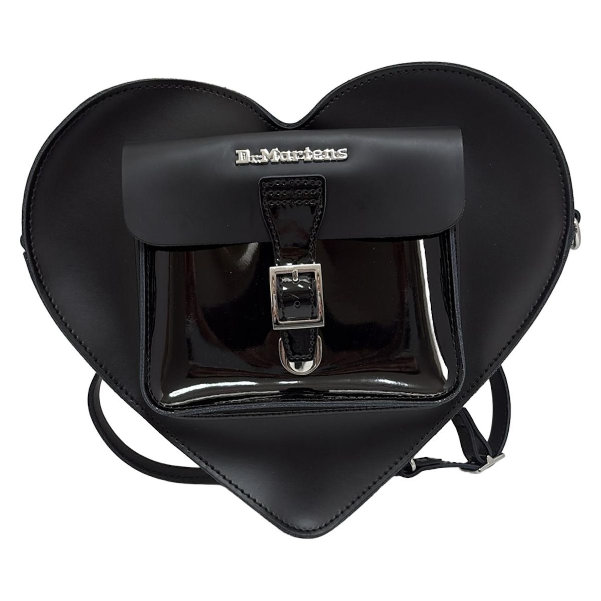 Dr.Martens ドクターマーチン リュックサック - AC807033 黒 ハート 2way レザー