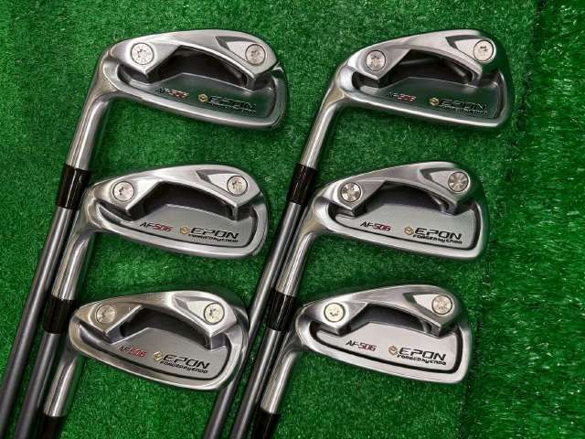 409 レフティーアイアンセット エポン AF-506 MCI BLACK 100 6本セット S 25 和歌山