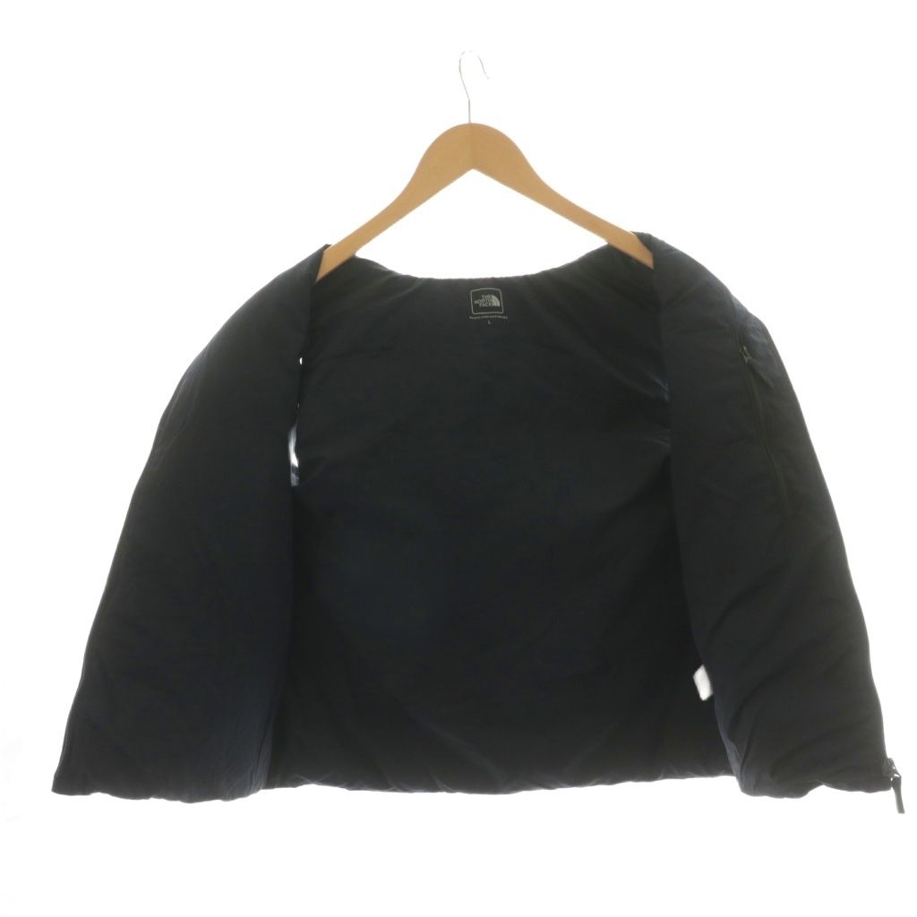 ザノースフェイス THE NORTH FACE BOADWALK VEST ダウンベスト ジップアップ ロゴ 刺繍 ナイロン L 紺 ネイビー NDW91610 AN57 GULLKHAN_COM