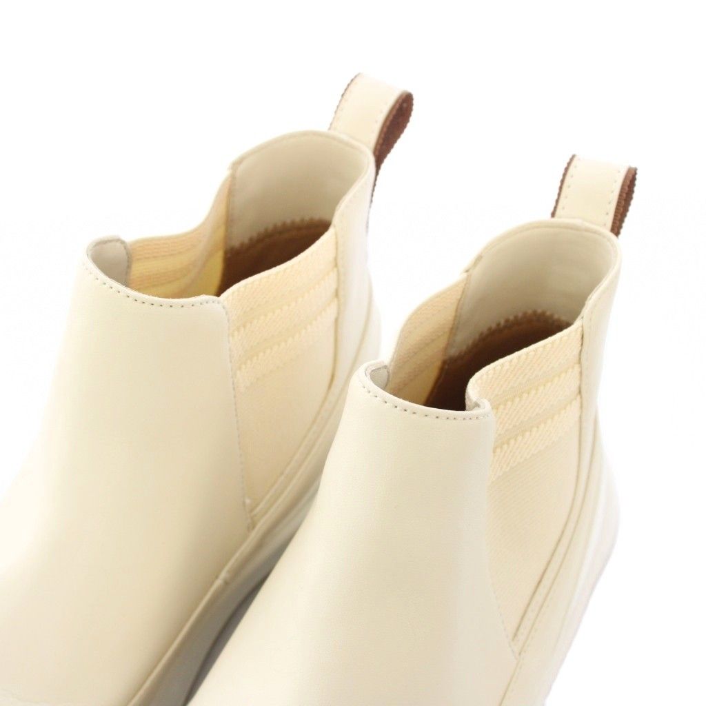 Bleu サイドゴアミッドカットスニーカー