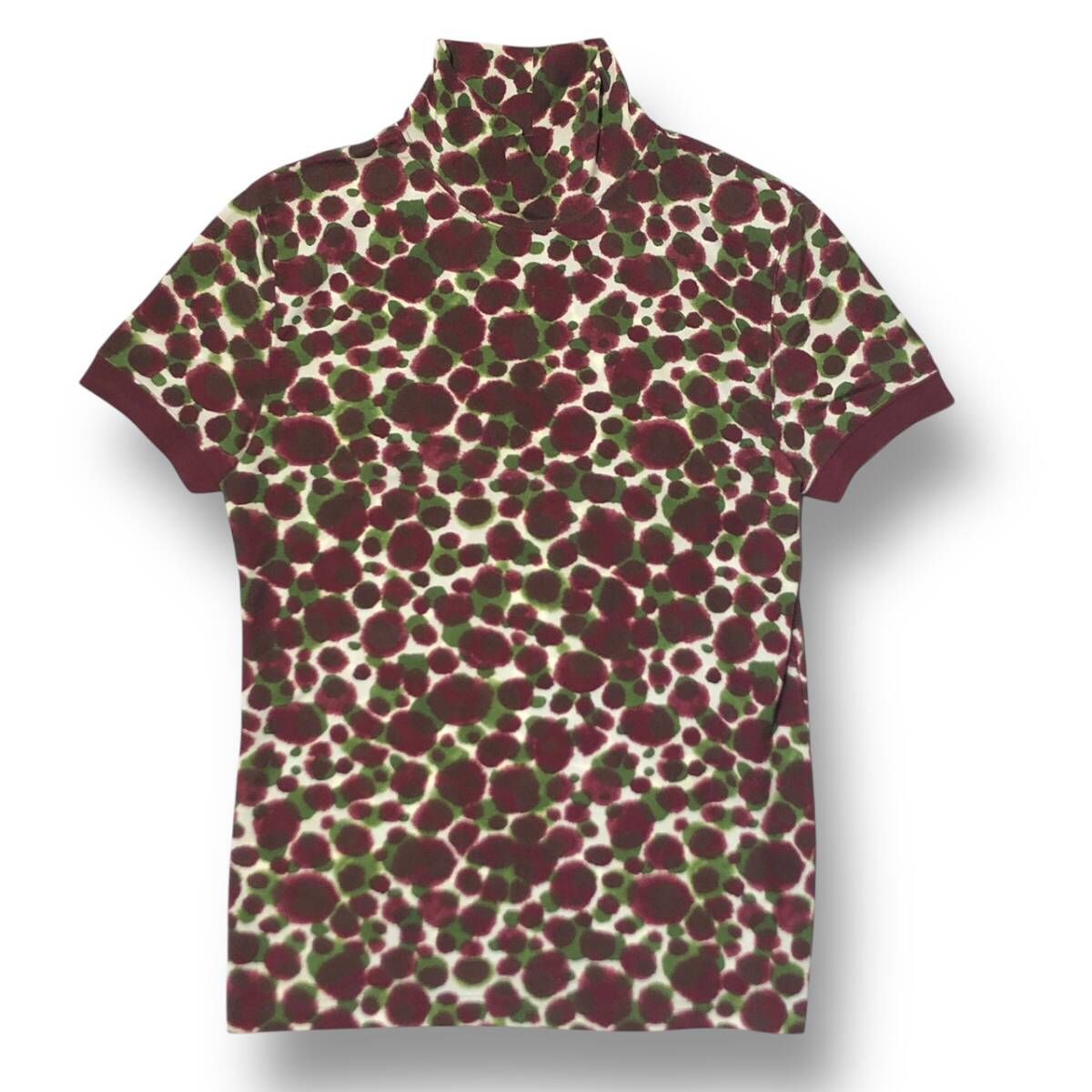 04ss JEAN PAUL GAULTIER HOMME polka dot pattern power net 半袖Tシャツ サイズ 48 マルチ ジャンポールゴルチエオム