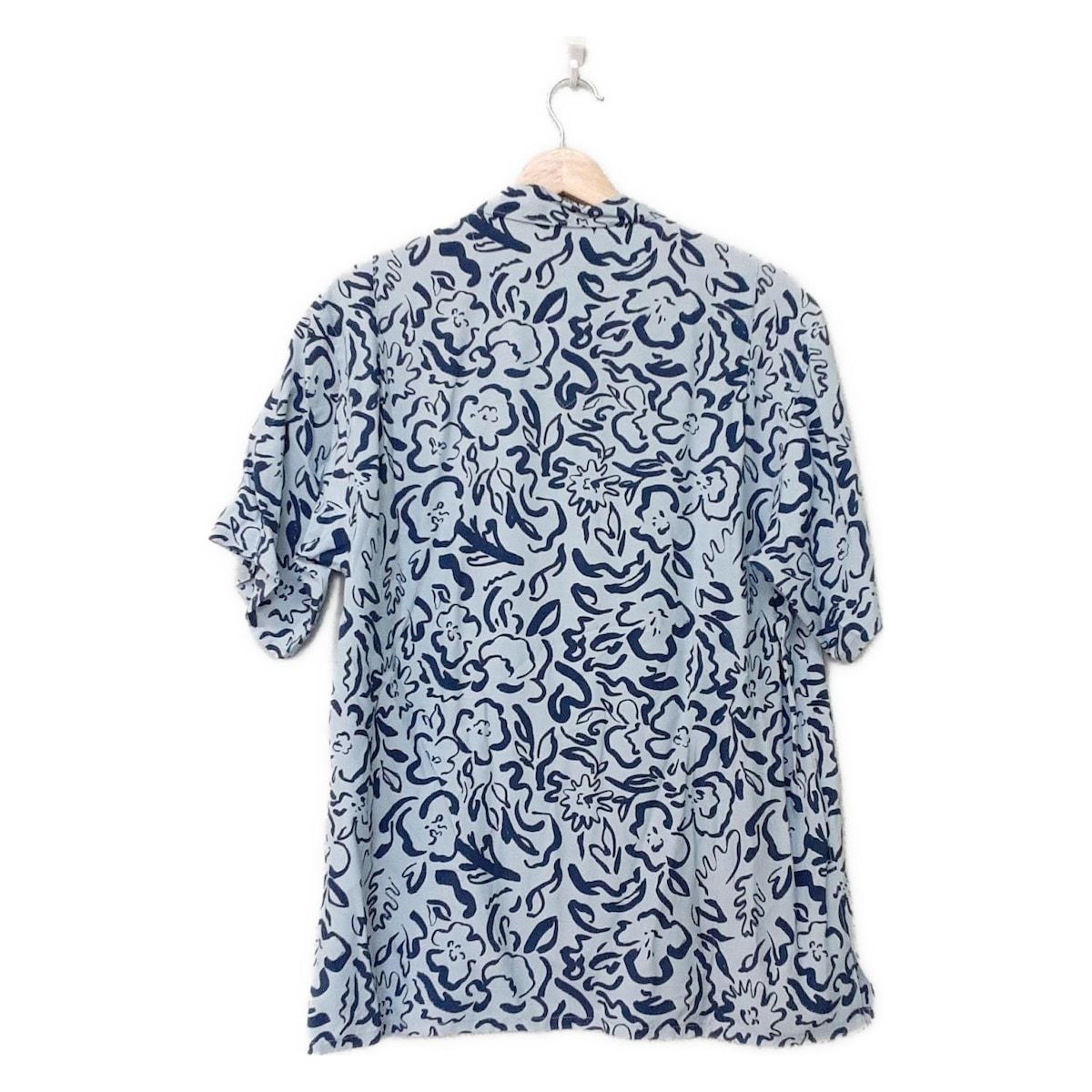 OLDJOE-CO. ジョー 半袖シャツ サイズ14 メンズ - ライトブルー×ダークネイビー