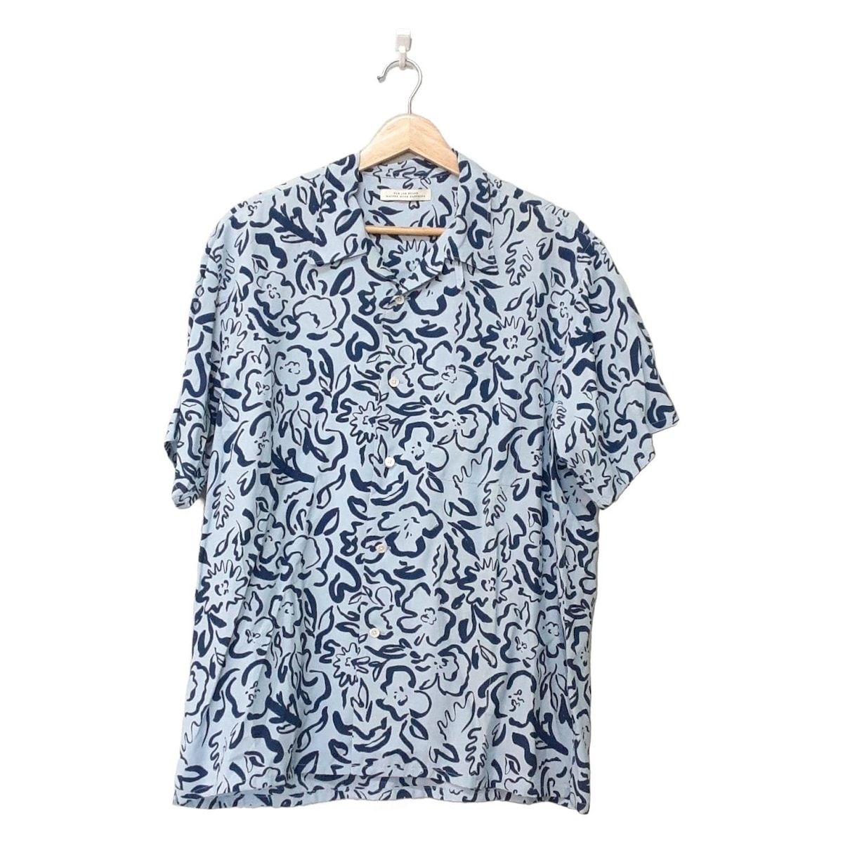 OLDJOE-CO. ジョー 半袖シャツ サイズ14 メンズ - ライトブルー×ダークネイビー