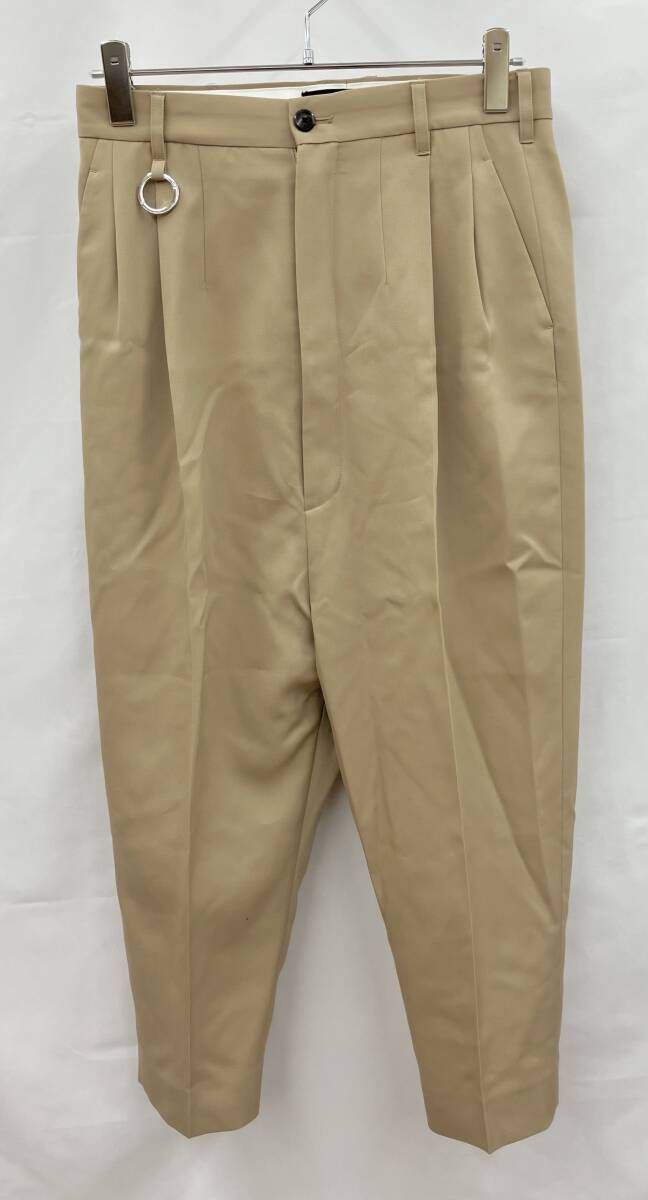 th products ティーエイチ プロダクツ ロングパンツ サルエルテーラードパンツ 2101-P 17-M 101 ウール サイズ44 ベージュ 通年