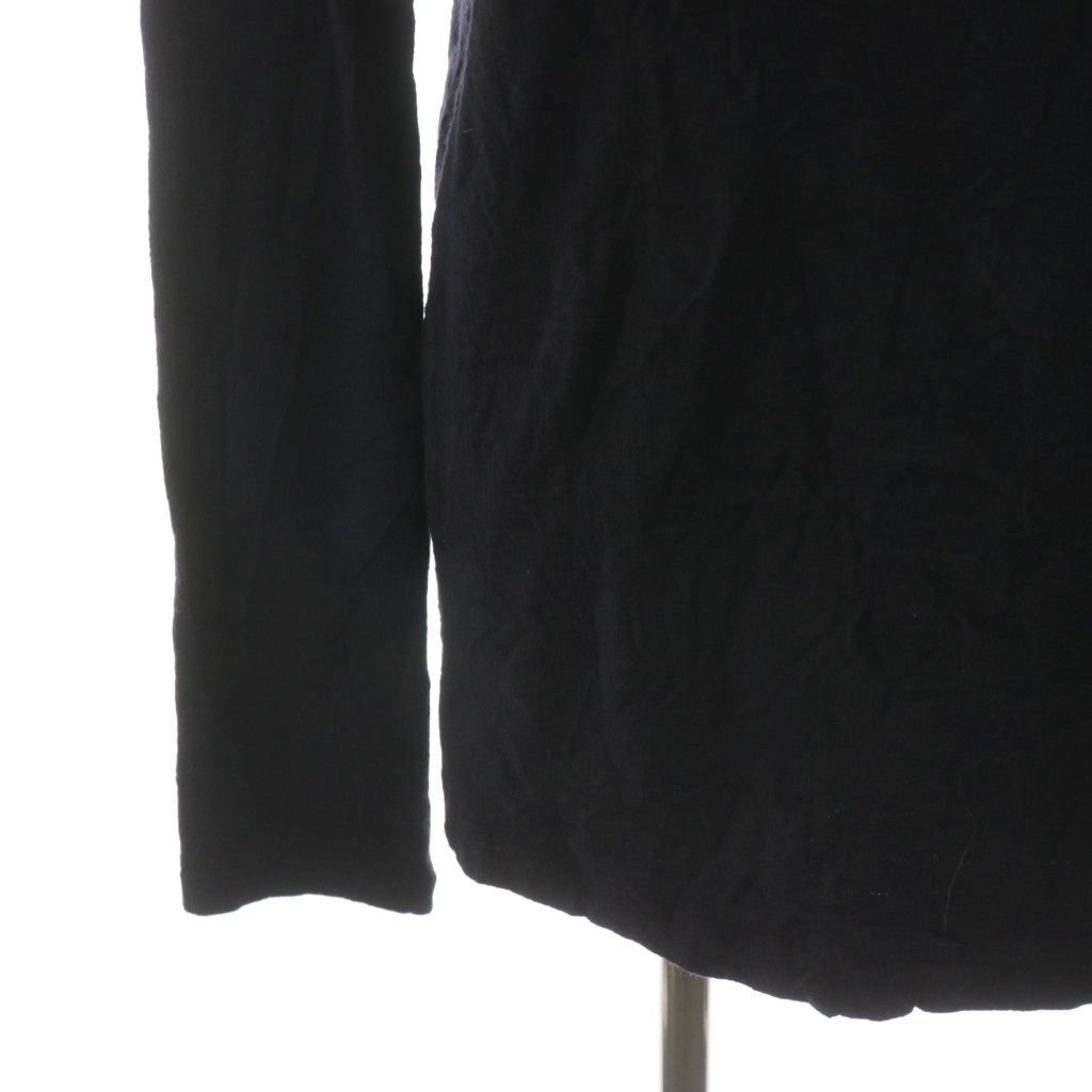  ヨウジヤマモト YOHJI カットソー 長袖 ウール 2 紺 ネイビー FX-T 47-174 AN 56 長袖 Tシャツ カットソー