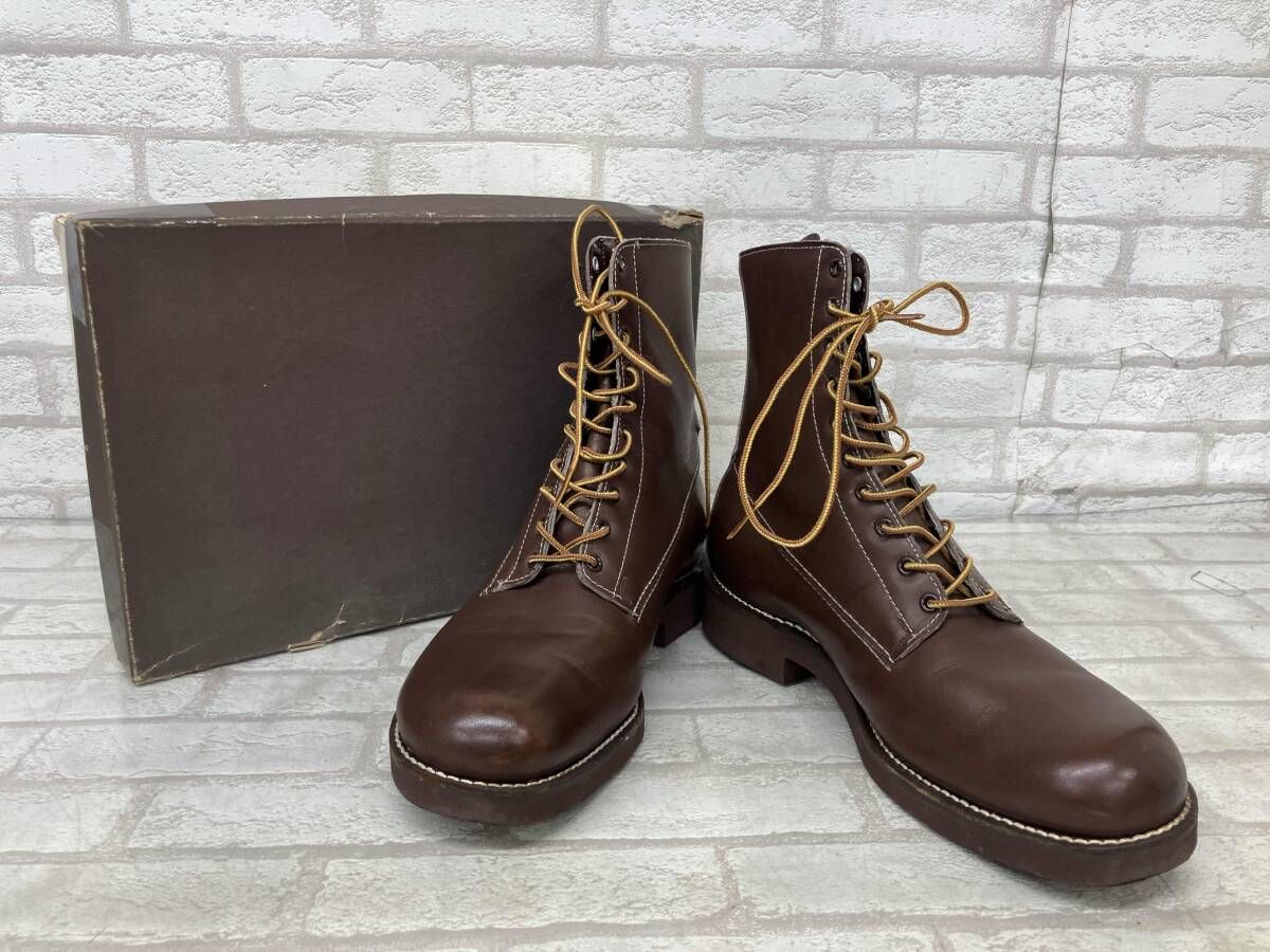 FOOT-SO-PORT PAT. 2 713 730 フット ソー ポート エンジニアブーツ メンズ ブラウン size9 1 2 10ホール アメカジ