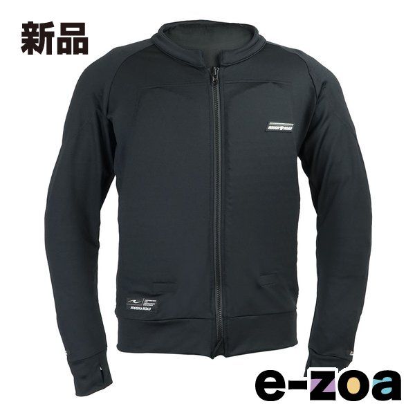 ROUGH-ROAD ラフアンドロード バイク用 オールシーズン ボディープロテクタージャケット ブラック|XLサイズ RR10111|BLACK|XL 2619335