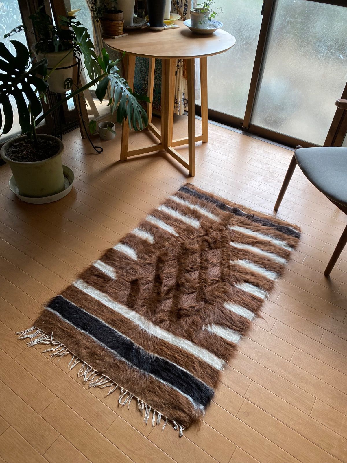 サイドにもボーダーの入った滅多に無い柄です