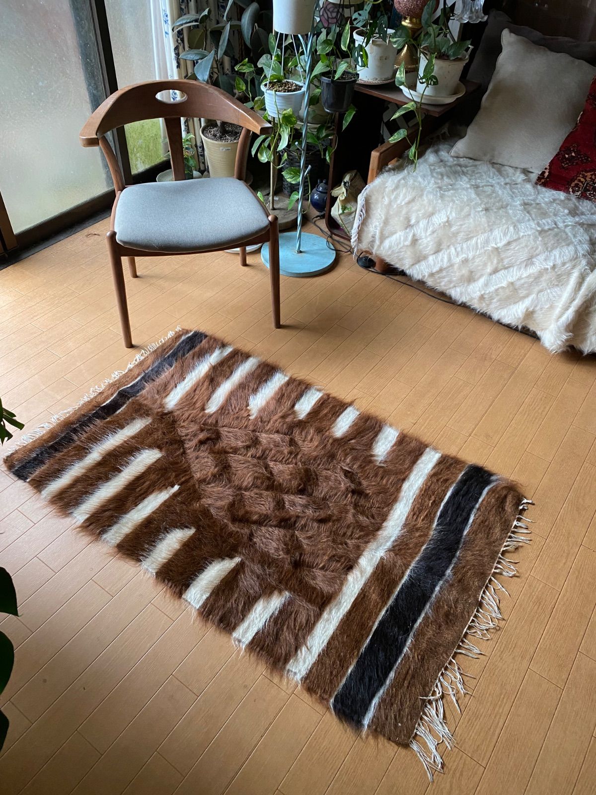 サイドにもボーダーの入った滅多に無い柄です