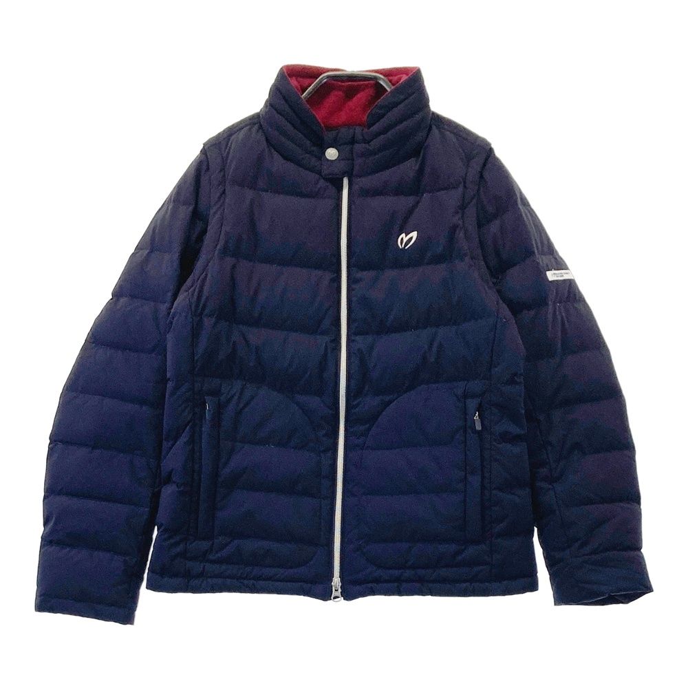 サイズ 0 MASTER BUNNY EDITION マスターバニーエディション 2WAY ダウンジャケット ネイビー系 240101417210 ゴルフウェア レディース ストスト