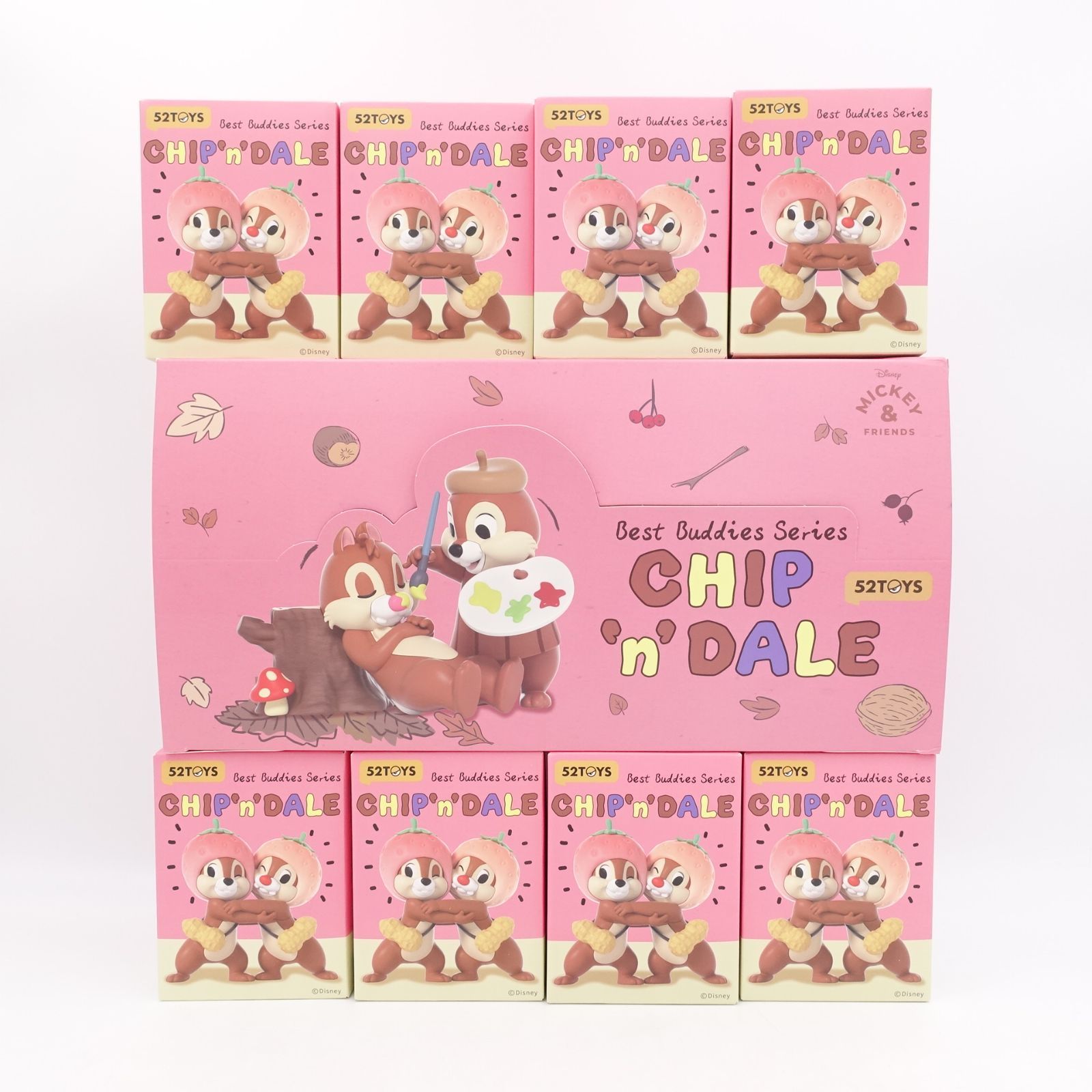 52TOYS チップ&デール 大親友シリーズ フィギュア 全8種 内袋 BLINDBOX ディズニー Disney 約9cm