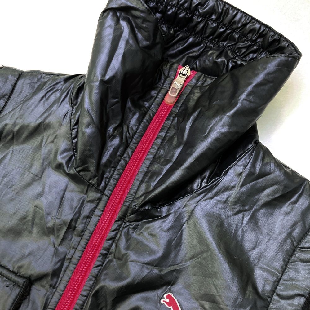 サイズ：M PUMA GOLF プーマゴルフ ノースリーブ 中綿 ジップ 