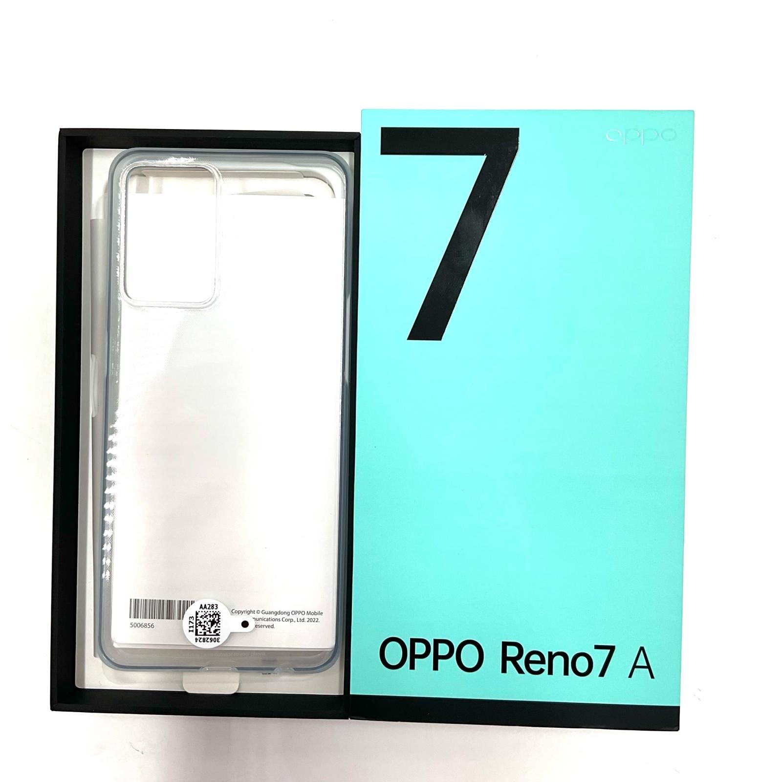 OPPO Reno 7 A 128GB スターリーブラック SIMフリー CPH2353 白ロム 美 