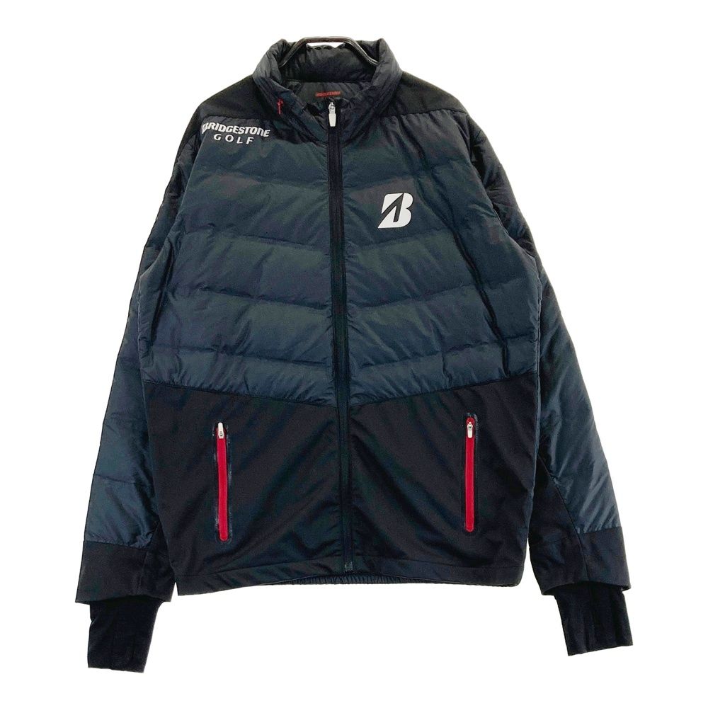 サイズ L BRIDGESTONE GOLF ブリヂストンゴルフ フード付ダウンジャケット グレー系 240101550918 ゴルフウェア メンズ ストスト